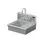 BRAZOS 16GA 20 X 15 X 5 HANDSINK W / WALL FAUCET AND WRIST BLADE HANDLES